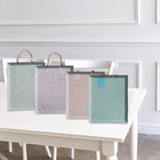 Maison Concepts Gift Bags Diamond Pattern Assorted Large - Set of 12
