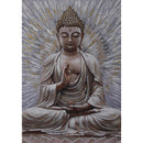 Hand Painted Wall Art Buddha Assorted - Set of 2