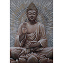 Hand Painted Wall Art Buddha Assorted - Set of 2