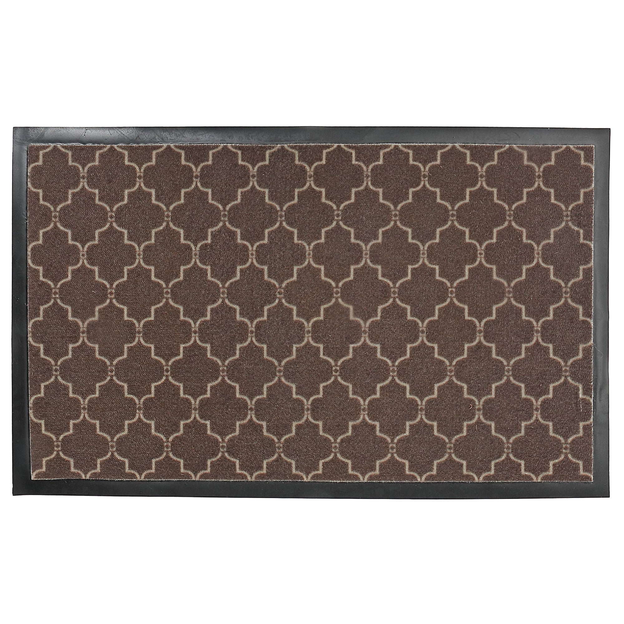 Printed PVC Mat Moroccan Design 18"x30" – Indoor/Outdoor Decorative Mat