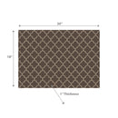 Printed Pvc Mat Morroccan Design 18"X30"