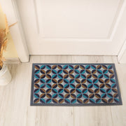 Printed PVC Mat Flower Burst 18"x30" – Indoor/Outdoor Decorative Mat