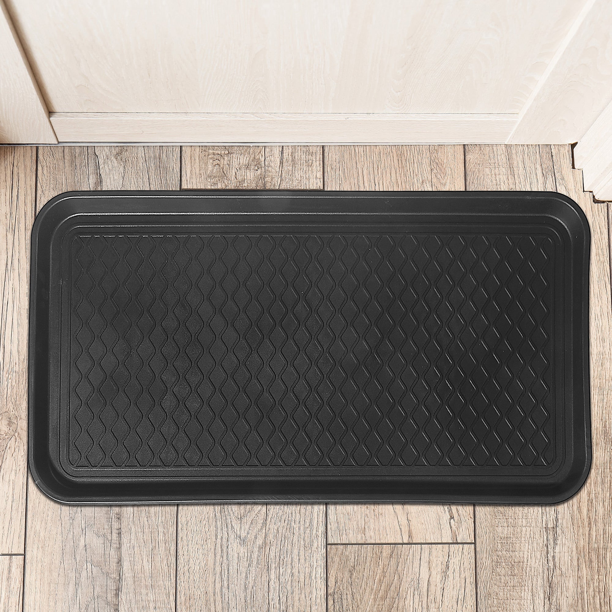 Trellis Pattern Boot Tray 15 X 30 Inch, Mudroom Floor Mat, Shoe Organizer