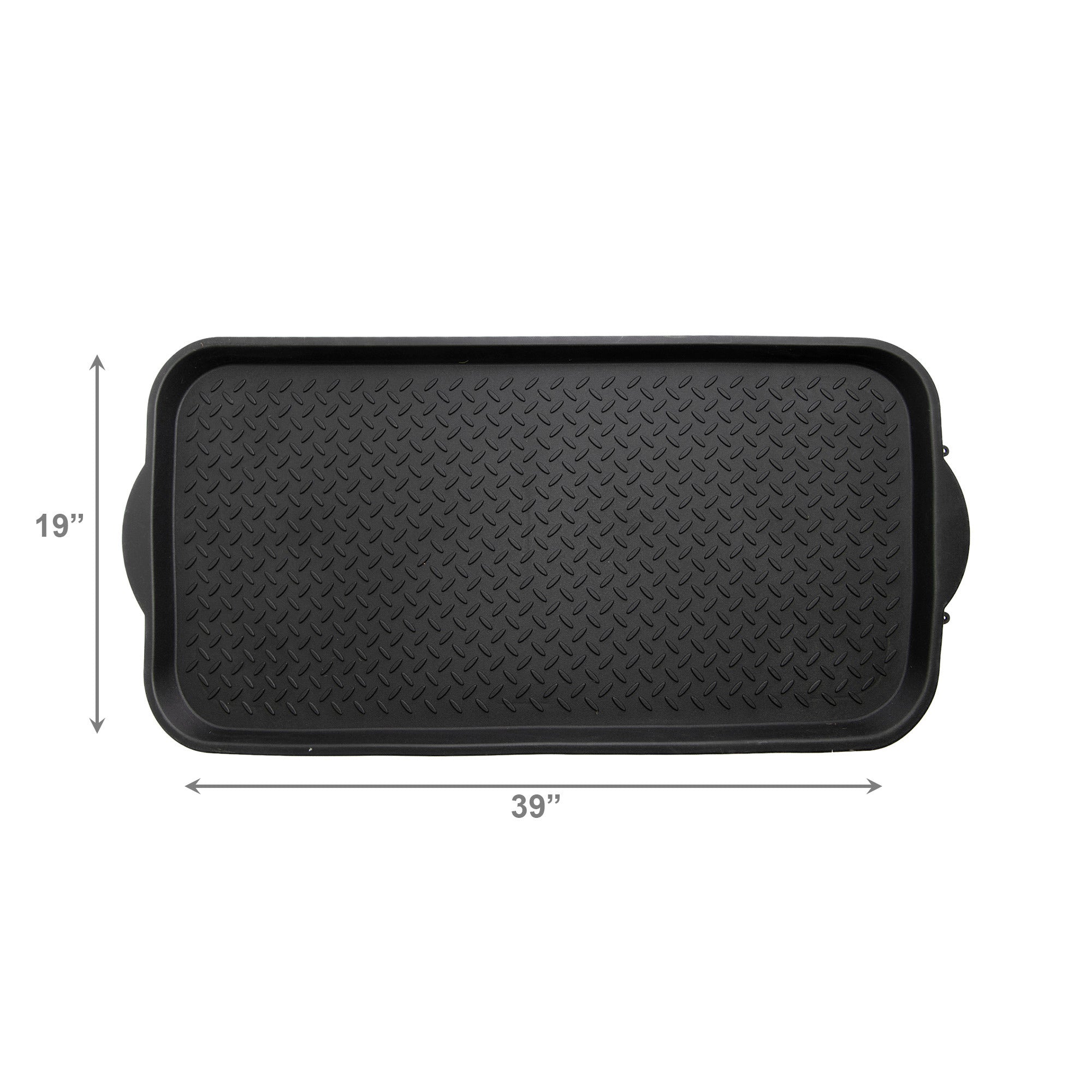 Large Oversized Boot Tray with Stylish Trellis Pattern, Measuring 39" x 19"