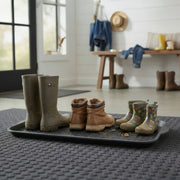 Large Oversized Boot Tray with Stylish Trellis Pattern, Measuring 39" x 19"