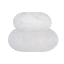 Set Of 2 Concave Marble Oblong Plate