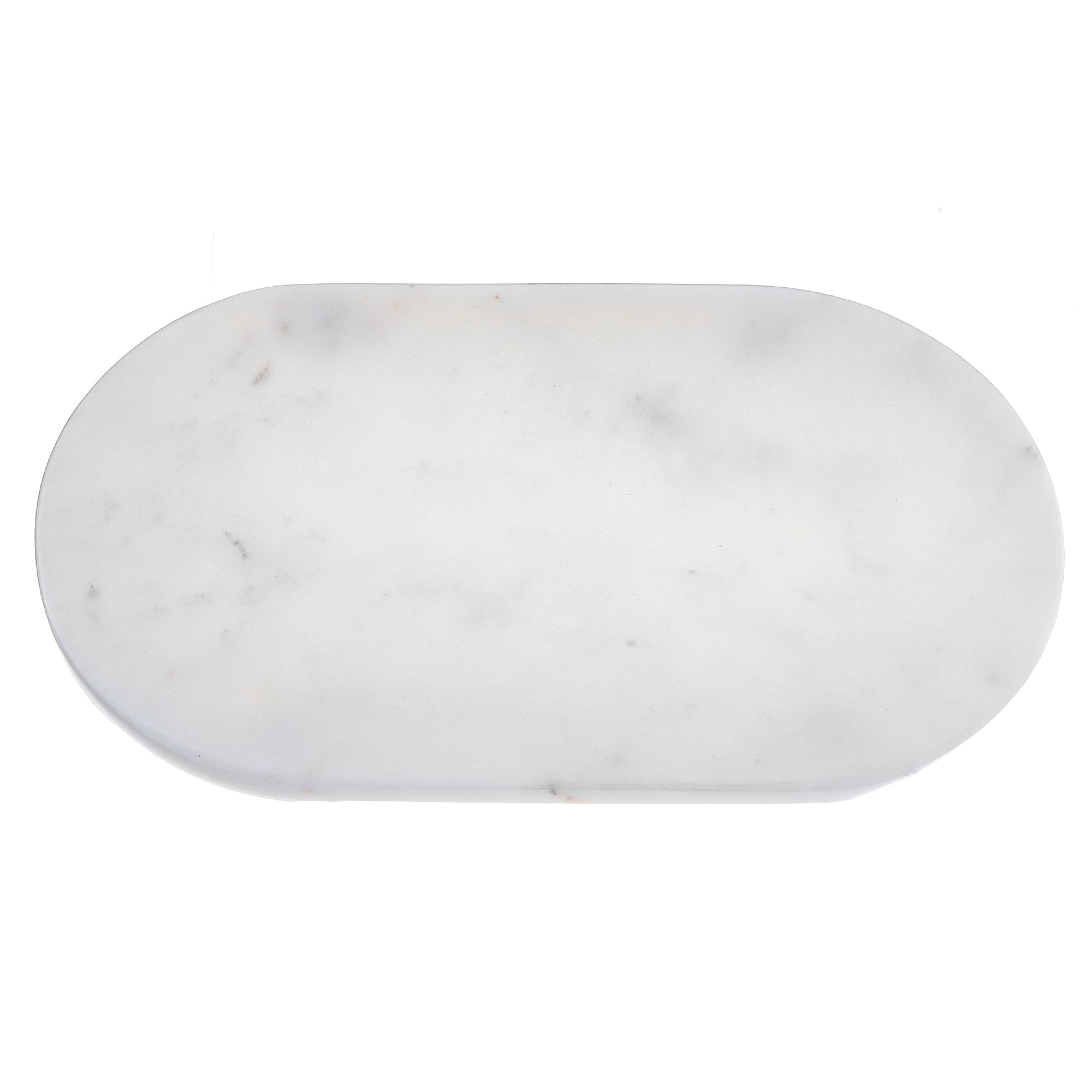 Set Of 2 Concave Marble Oblong Plate, Marble Oblong Plate Set Of 2, Concave Serving Platters, Luxury Tabletop Decor