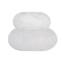 Set Of 2 Concave Marble Oblong Plate