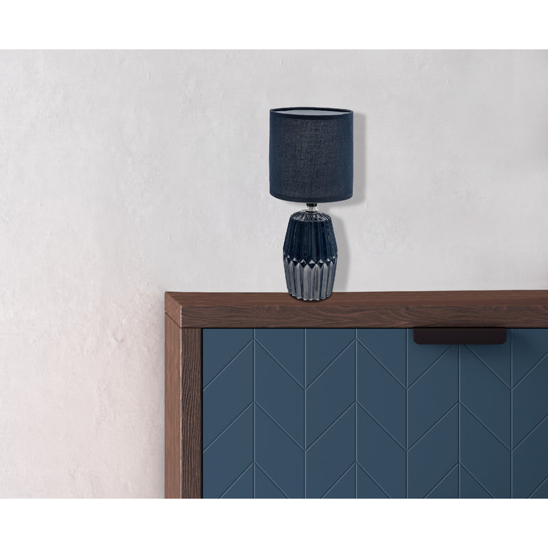 Ceramic Table Lamp With Shade Meridian