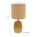Ceramic Table Lamp With Shade Meridian