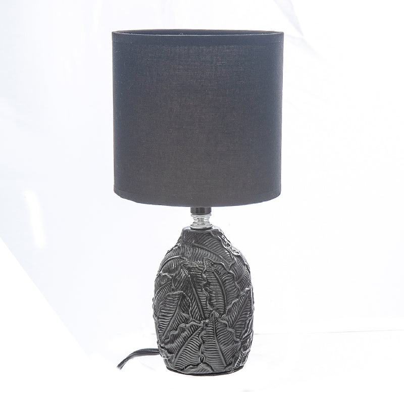 Ceramic Table Lamp With Shade Leaflet