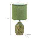 Ceramic Table Lamp With Shade Leaflet