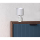 Ceramic Table Lamp With Shade Leaflet