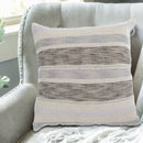 Chuncky Stripe Cotton Linen Cushion 22 X 22 - Set of 2