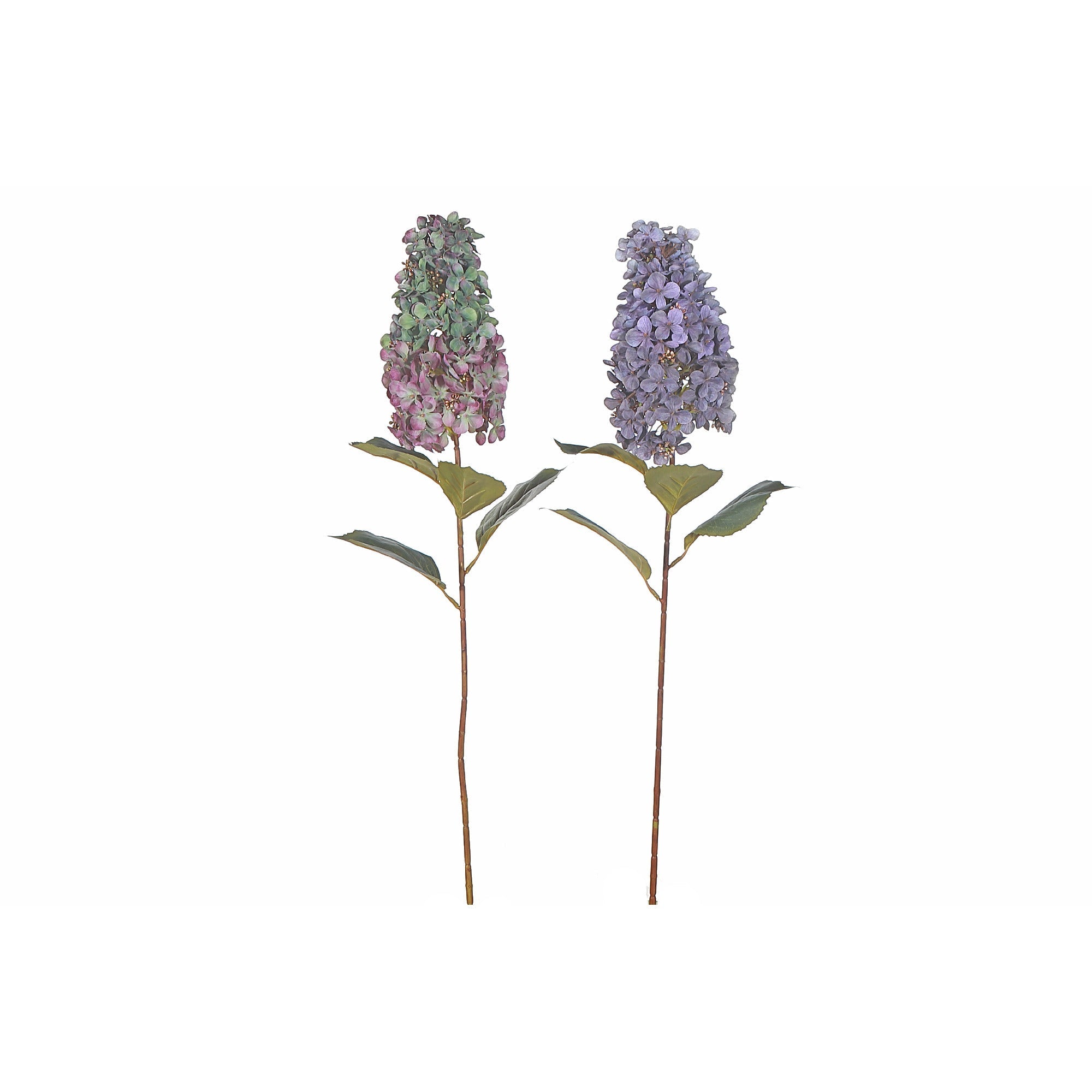 32" Pagoda Hydrangea Spray Assorted Set Of 3, 32 Inch Hydrangea Spray Set Of 3, Faux Floral Stem