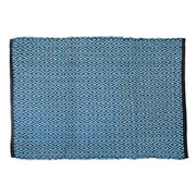 Paddle Chindi Rug 30" X 48" Diamond Assorted Set Of 5, Paddle Shaped Chindi Rug 30" X 48", Diamond Pattern Woven Floor Mat, Colorful Cotton Area Rug Set