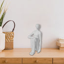 Decorative Female Knees Up Sitting Figurine