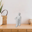 Decorative Female Knees Up Sitting Figurine