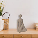 Decorative Female Sitting Cross Legged Figurine