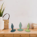 Decorativerative Yoga Pose Figurine Assorted - Set of 3