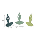 Decorativerative Yoga Pose Figurine Assorted - Set of 3