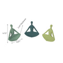 Decorativerative Easy Pose Yoga Figurine Assorted - Set of 3