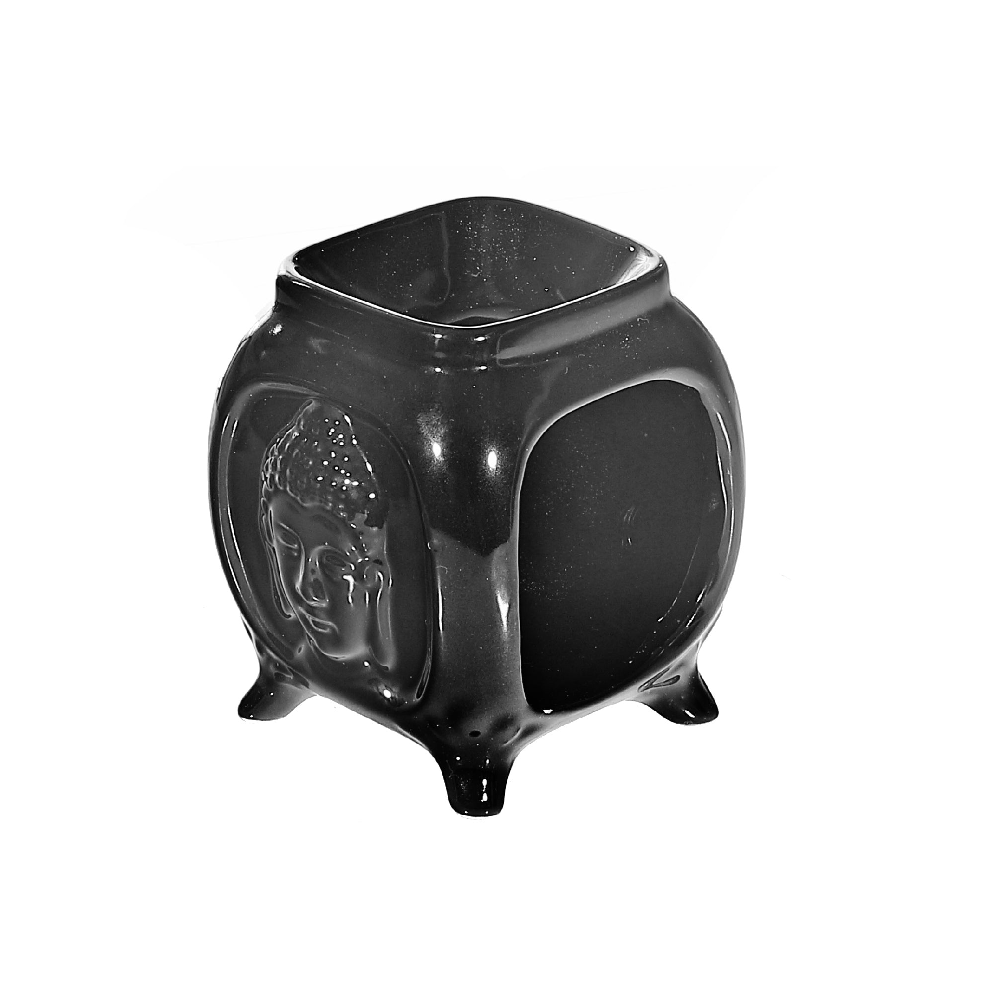 Ceramic Oil Burner Buddha Face, Ceramic Buddha Face Oil Burner, Aromatherapy Candle Diffuser