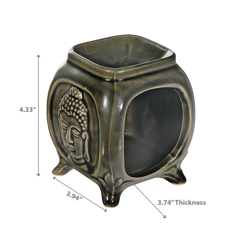 Ceramic Oil Burner (Buddha Face)
