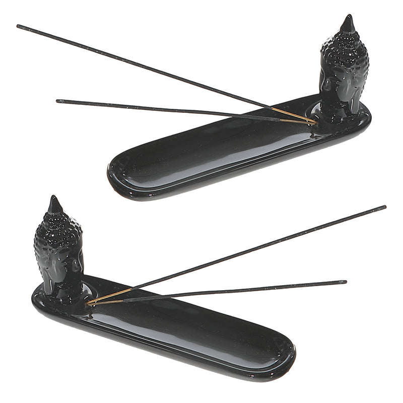 Ceramic Incense Holder (Buddha Head)