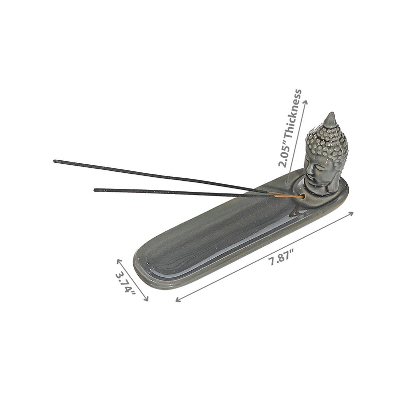 Ceramic Incense Holder (Buddha Head)