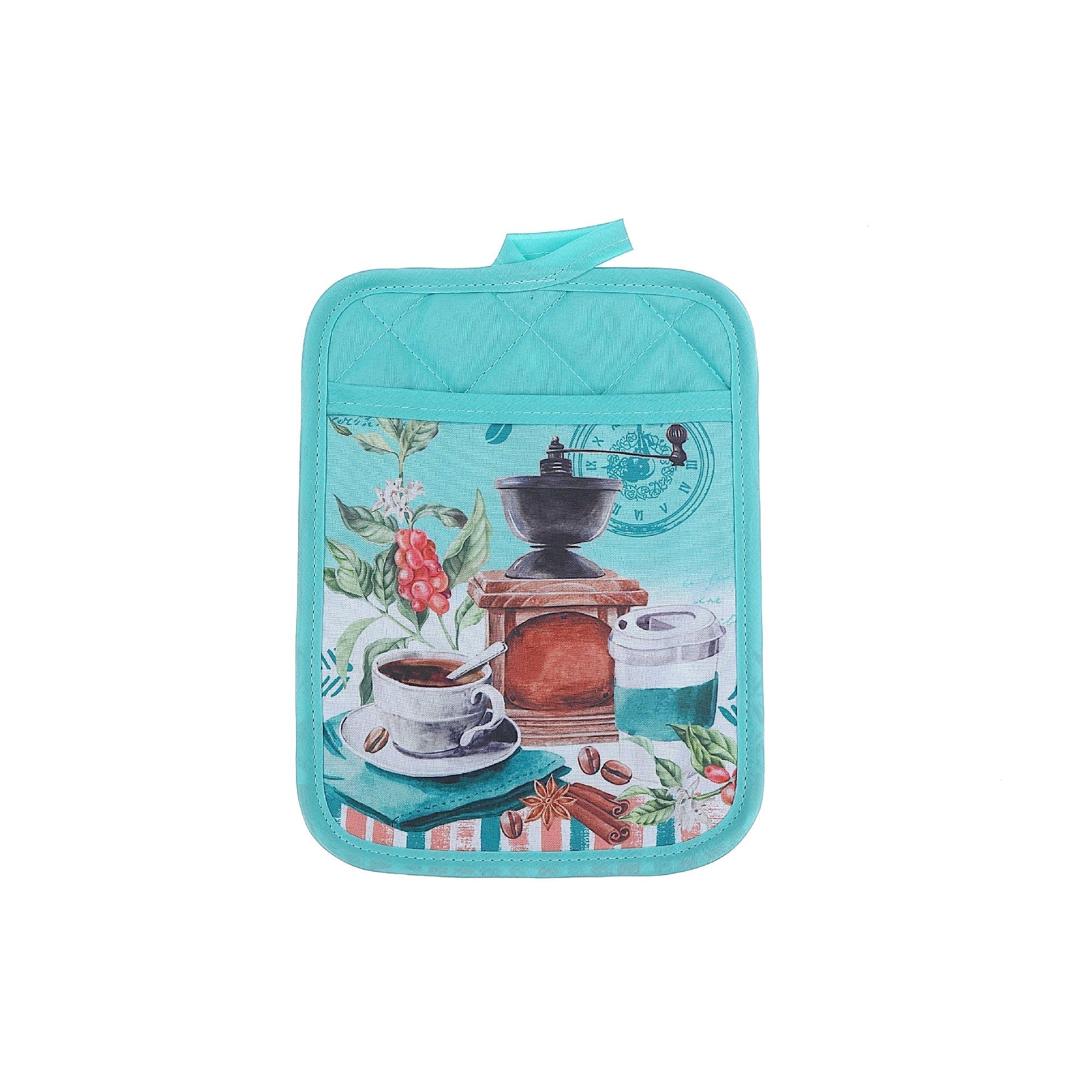 Pot Holder With Pocket Coffee To Go Set Of 6, Heat Resistant Oven Mitt, Kitchen Accessory