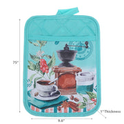 Pot Holder With Pocket Coffee To Go Set Of 6, Heat Resistant Oven Mitt, Kitchen Accessory