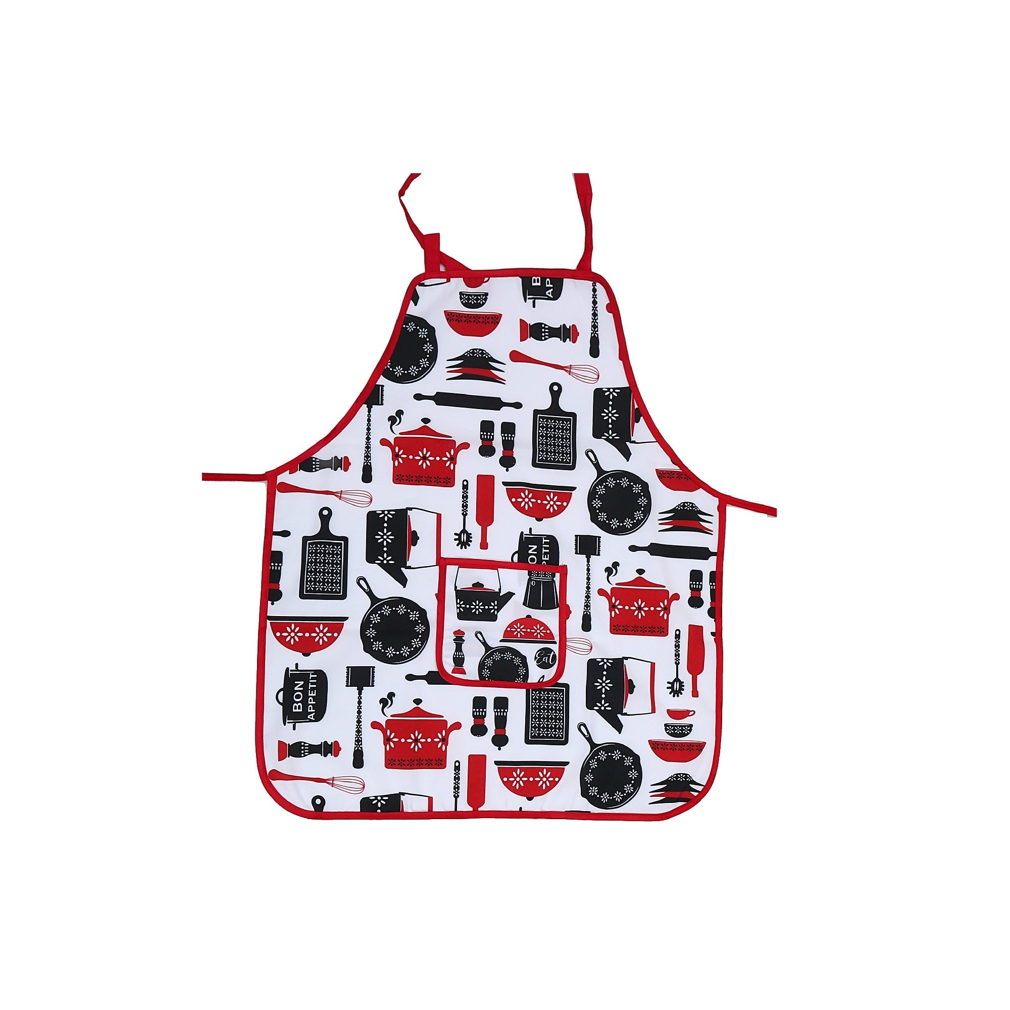 Apron With Pocket Kitchenware Set Of 2, Cotton Cooking Apron, Chef Apron