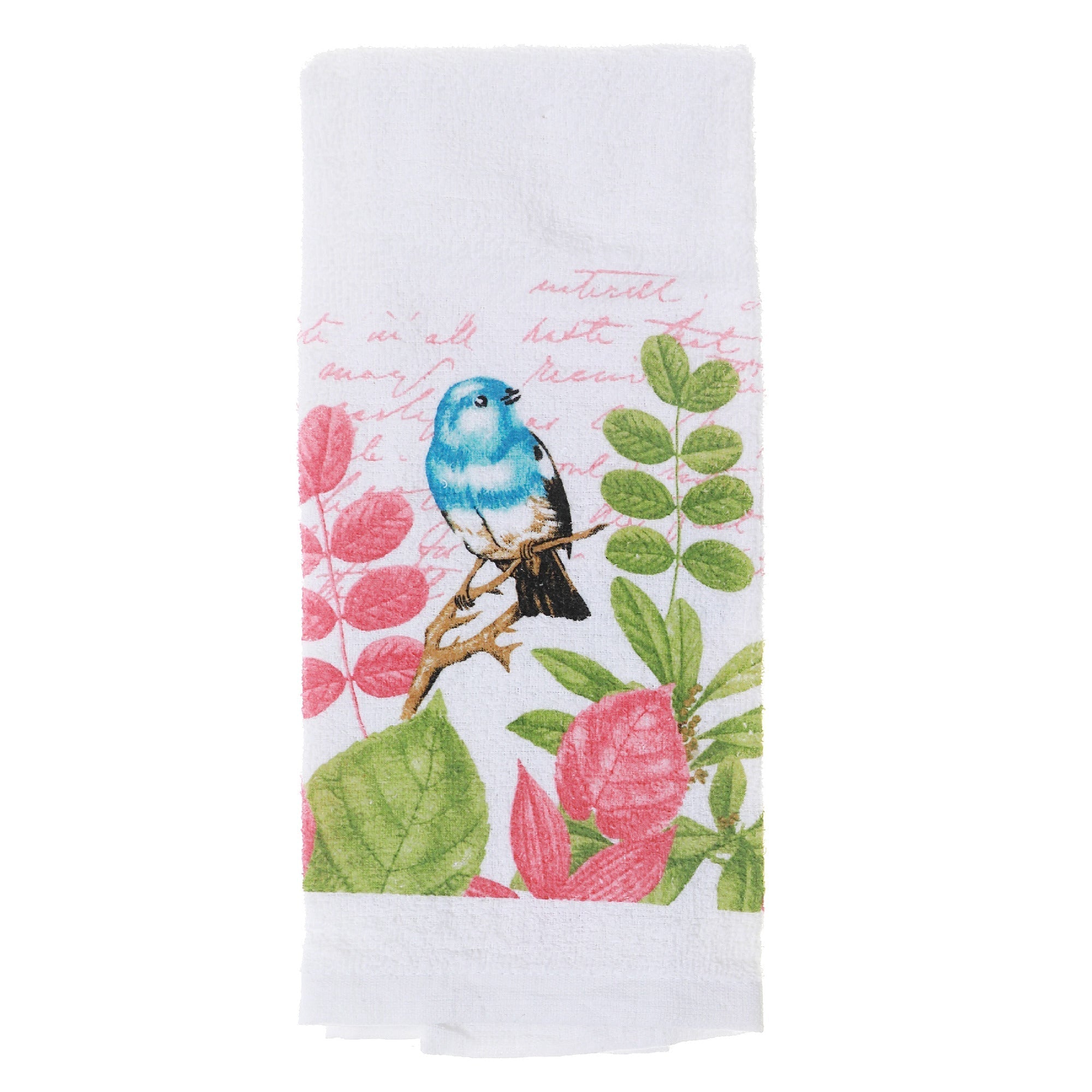 Hand Towel Bird Design Set Of 6, Kitchen Bathroom Decor