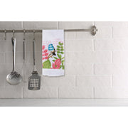 Hand Towel Bird Design Set Of 6, Kitchen Bathroom Decor