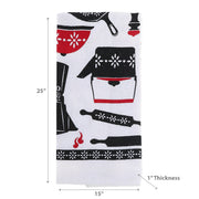 Hand Towel Kitchenware Set Of 6, Cotton Dish Towel, Kitchen Decor