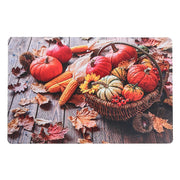 Plastic Placemat Happy Harvest Thanksgiving Dining Table Mats - Set of 12