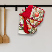 Apple & Pear Print 5-Piece Coordinated Kitchen Set - Set of 2