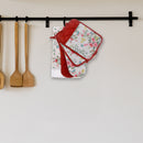 5 Pc Kitchen Set Vintage Floral