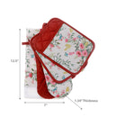 5 Pc Kitchen Set Vintage Floral