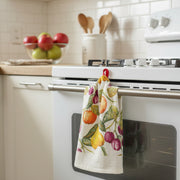 Apple & Pear Tie-Top Kitchen Hand Towel - Set of 2