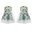 Tie Hand Towel Fern Leaves - Set of 2