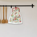 Tie Hand Towel Vintage Floral - Set of 2