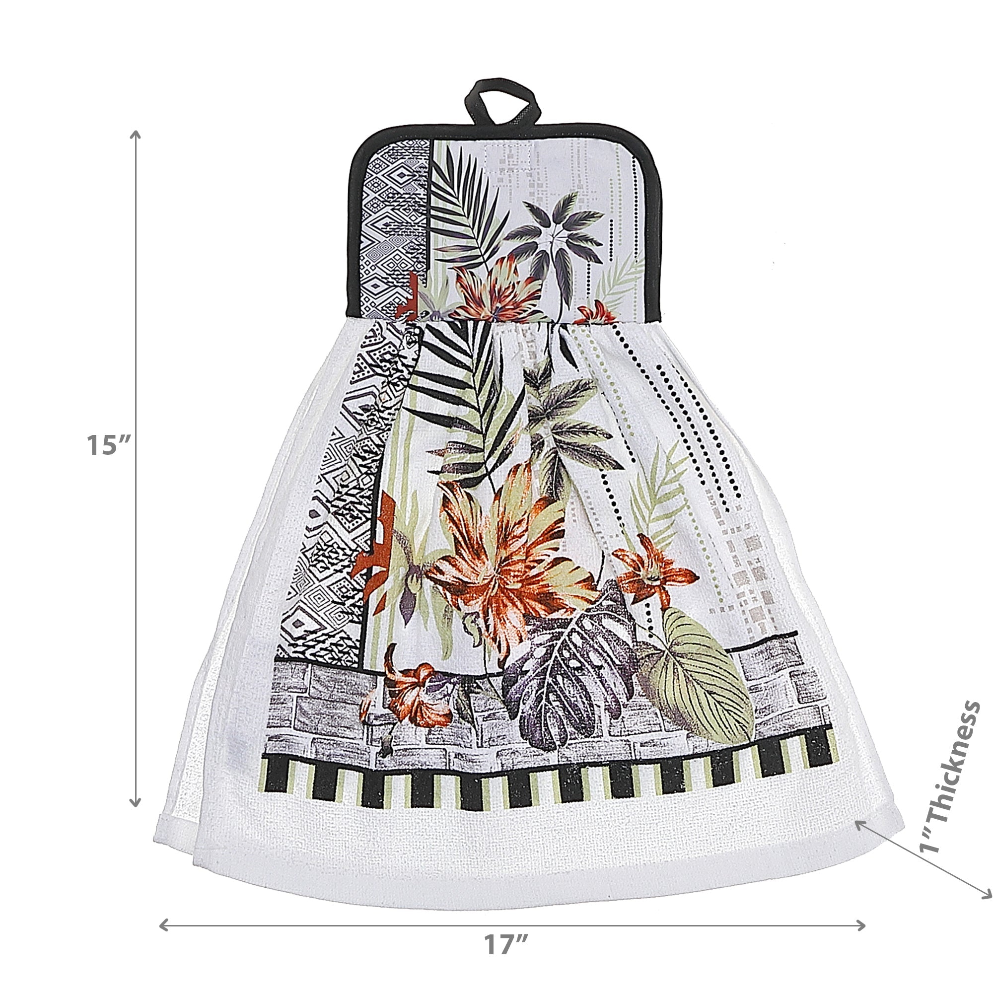 Tie Hand Towel Tropical Chic - Set of 2
