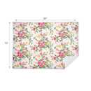 Microfibre Drying Mat Vintage Floral - Set of 2