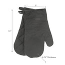 2 Pc Utensil Front Stitched Oven Mitt 13"