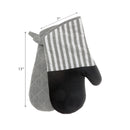 Stripe & Neoprene 2 Pc Oven Mitt