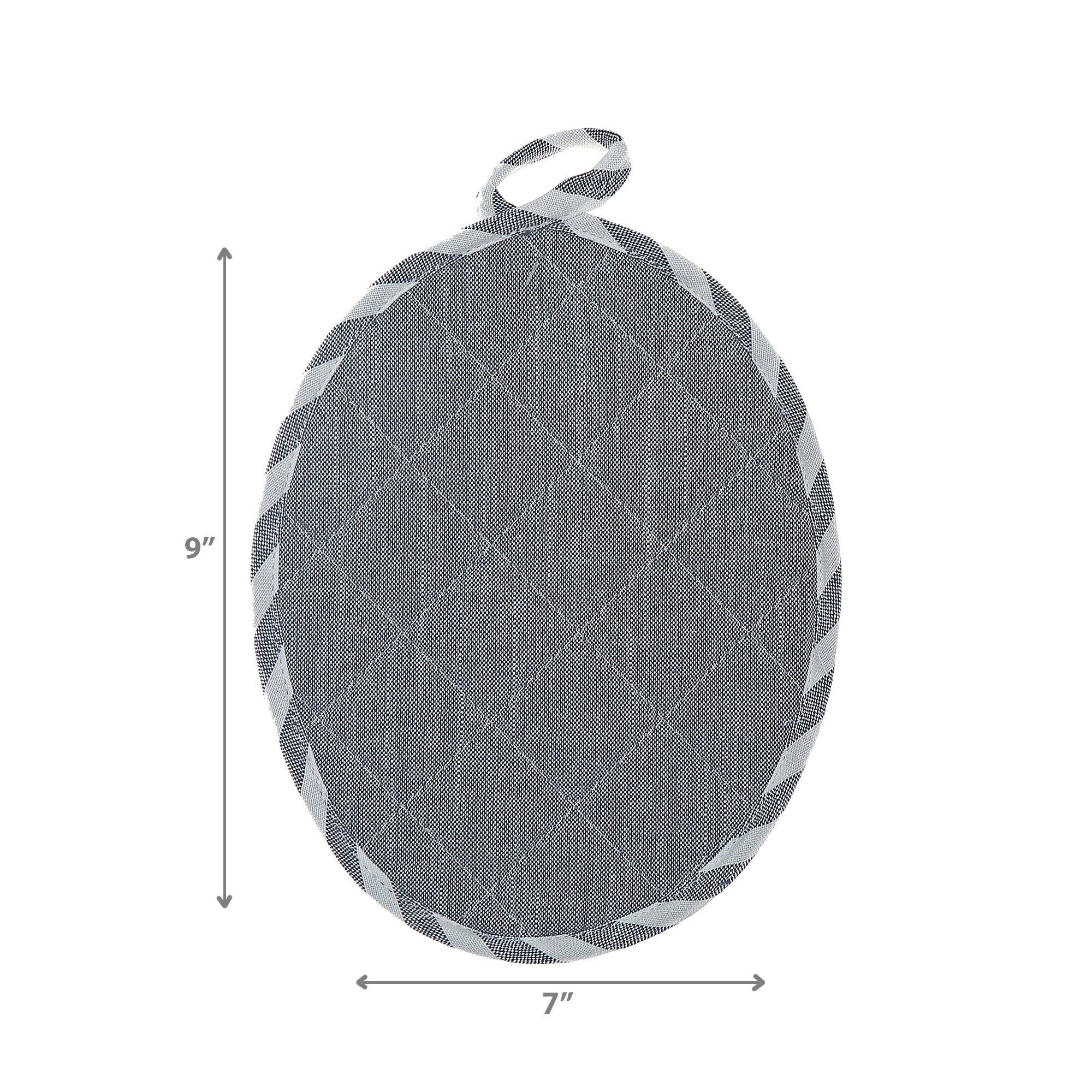 Stripe and Neoprene Pot Holder, Non Slip Heat Resistant Cooking Accessory