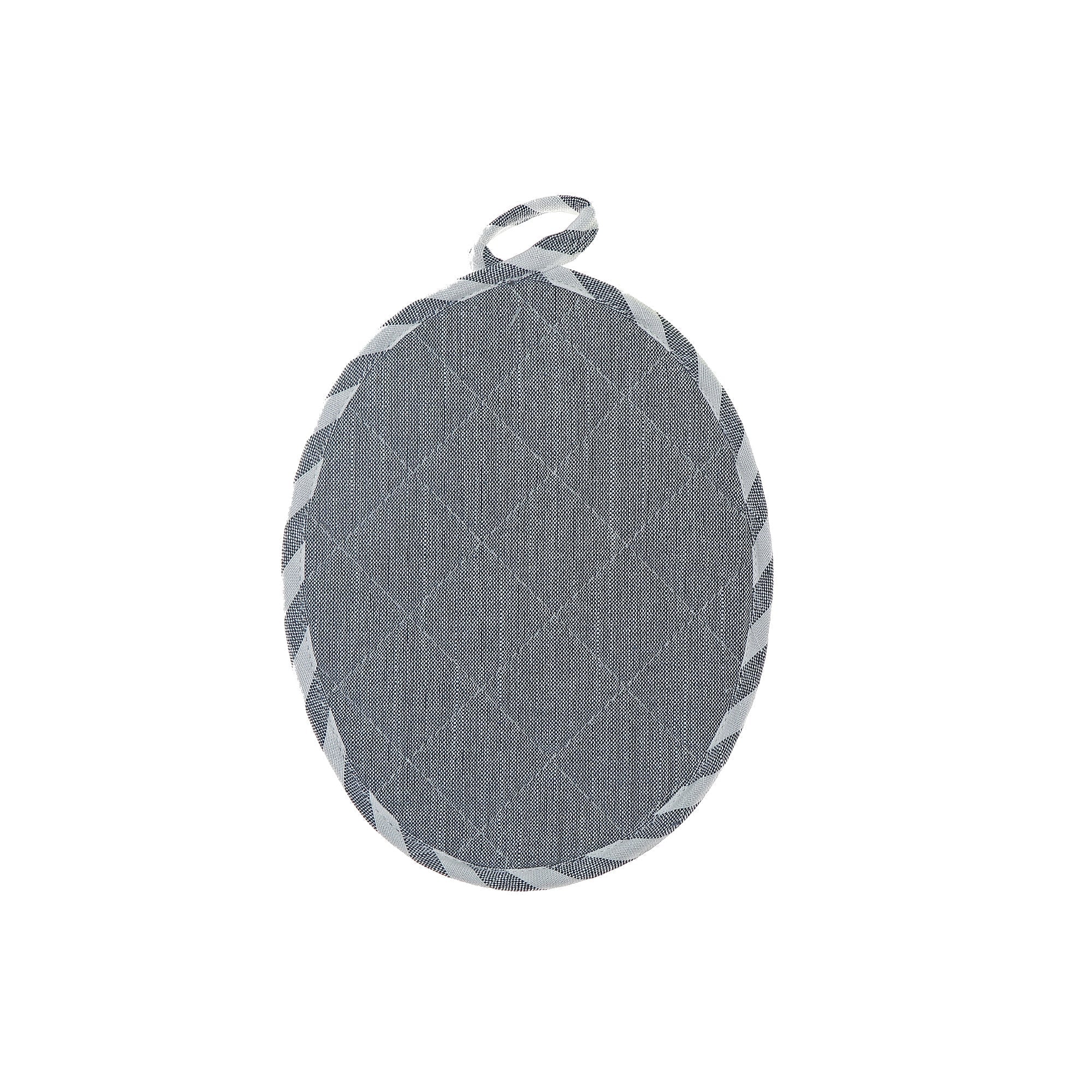 Stripe and Neoprene Pot Holder, Non Slip Heat Resistant Cooking Accessory