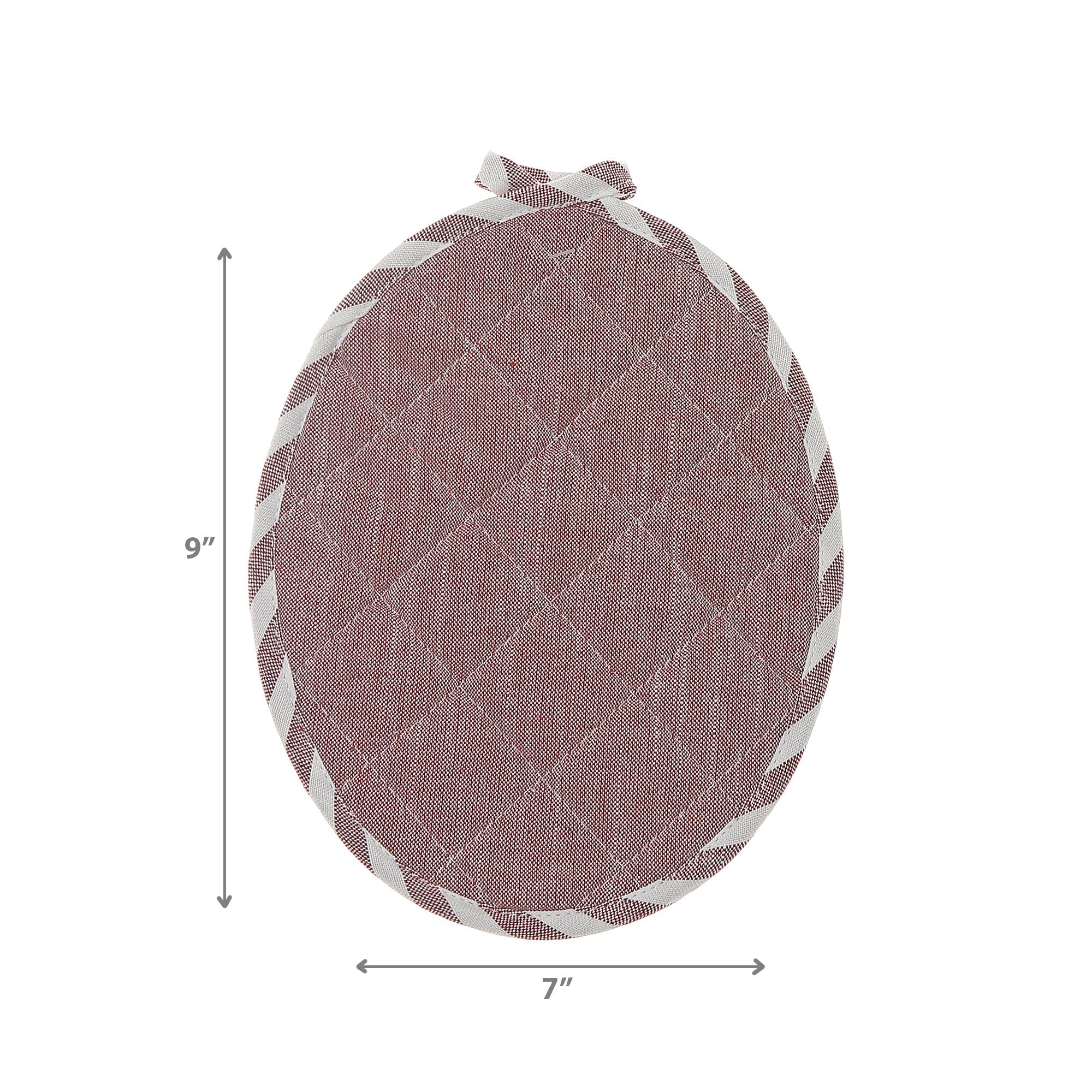 Stripe and Neoprene Pot Holder, Durable Heat Resistant Kitchen Pad